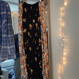 Free people bell bottom flowy pants